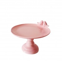 Suporte pássaros rose