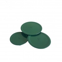 Trio de suportes verde escuro