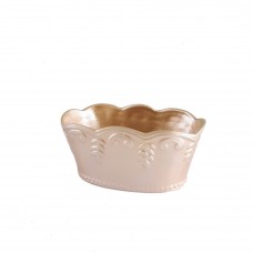 Vaso piruliteiro dourado