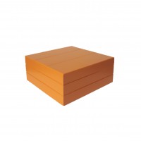 Caixa altura laranja