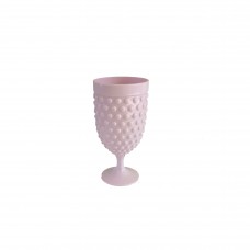Vaso copo bolinha rosa