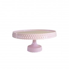 Boleira rosa bolinha