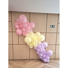 Arranjo de balões orgânicos candy