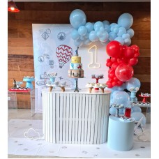 Coleção festiva viagem de balão