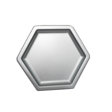 Bandeja prata sextavada