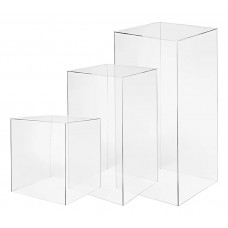 Trio de cubos em acrilico