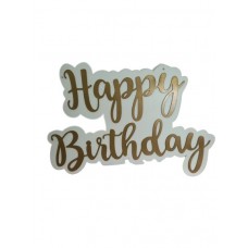 Placa Happy Birthday